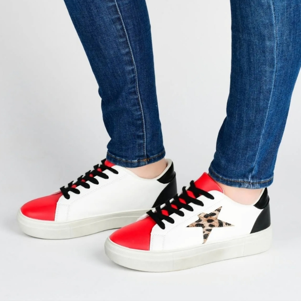 JOURNEE Collection Color Block Sneakers - Picture 7 of 7